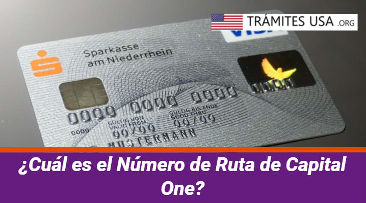 ¿Cuál es el Número de Ruta de Capital One?